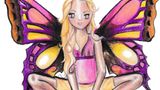 Kinder Yoga Schmetterling