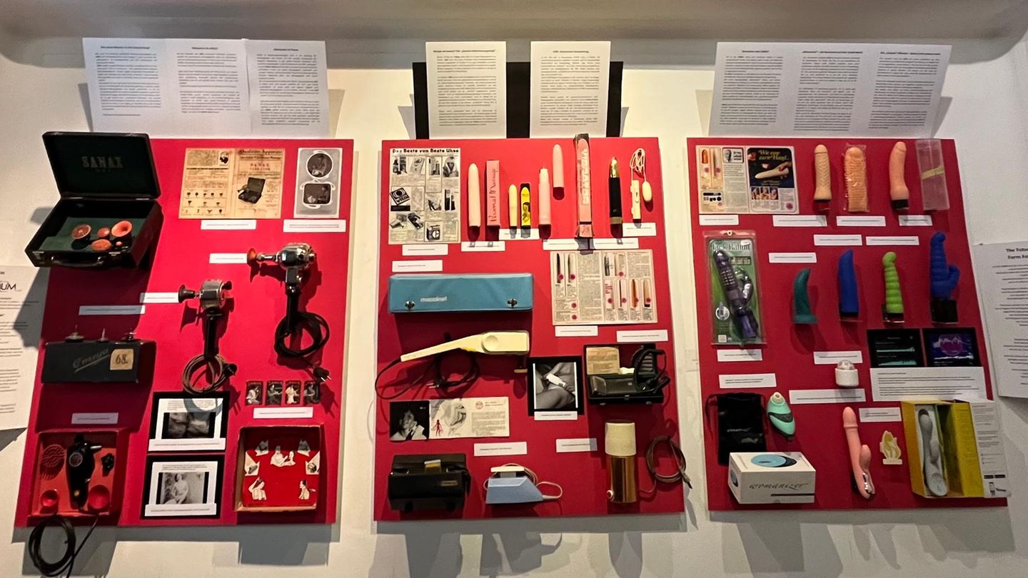 Der Vibrator in verschiedenen Variationen: Nadine Becks "Vibratorium" im Erotic Art Museum in Hamburg
