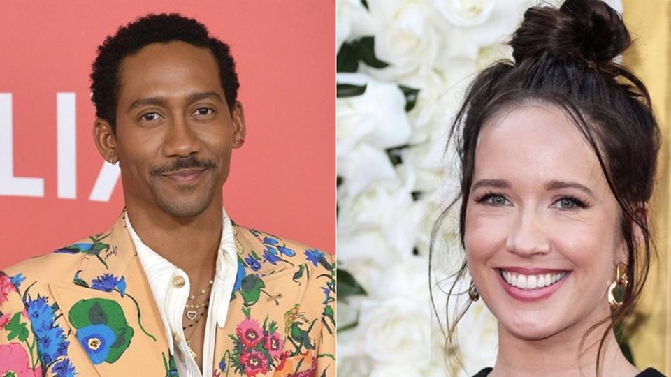 Griffin Matthews and Anna Camp