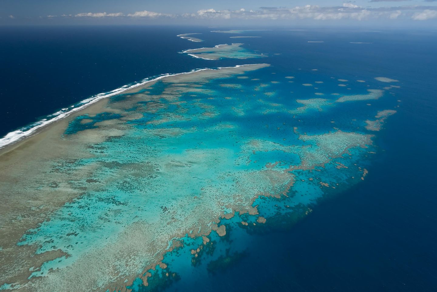 Great Barrier Reef von oben