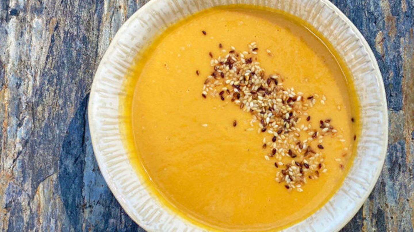 Süßkartoffelsuppe mit Kokos Süßkartoffelsuppe
