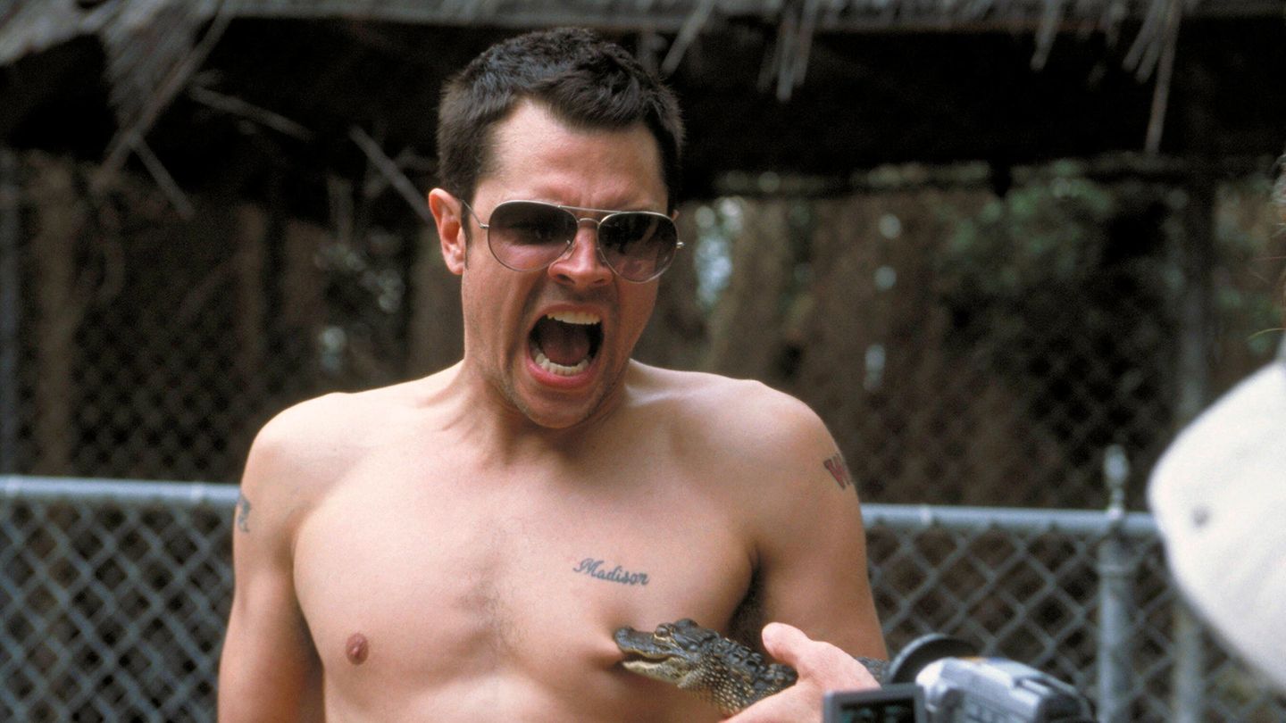 "Jackass" bedient schon eher einen speziellen Humor. Wer sich an Schmerzen anderer erfreuen kann, ist hier richtig – der Rest ... nun ja. 2002 kassierte der Film der Anarcho-Truppe jedenfalls ein Verbot für die "stillen" Feiertage Karfreitag und Totensonntag.