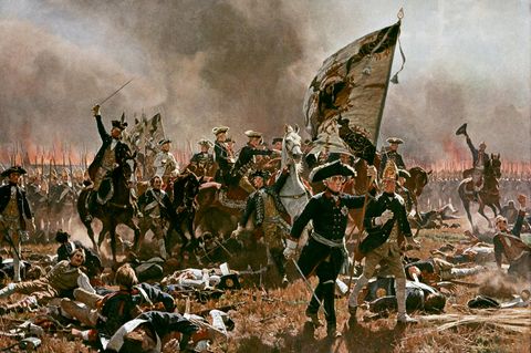 Friedrich der Grosse in der Schlacht bei Zorndor