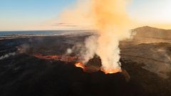 Grindavik, Island. ... einem spuckenden Vulkan in Islands Südwesten? (Bitte weiterklicken für das Ergebnis)
