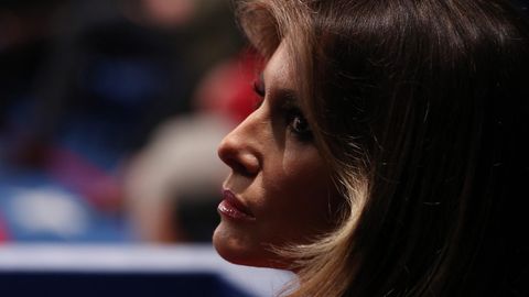 Spielt im Wahlkampf bislang kaum eine Rolle: Melania Trump