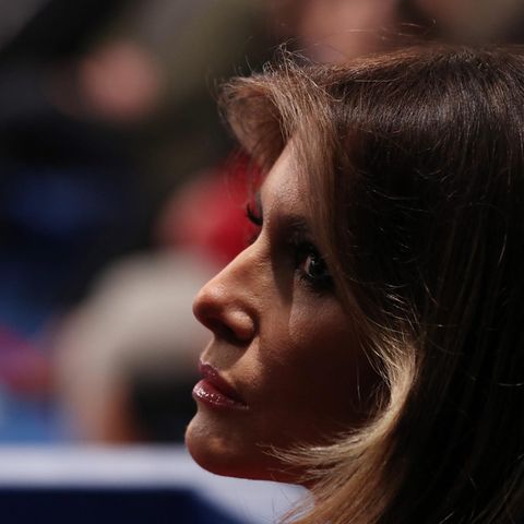 Spielt im Wahlkampf bislang kaum eine Rolle: Melania Trump