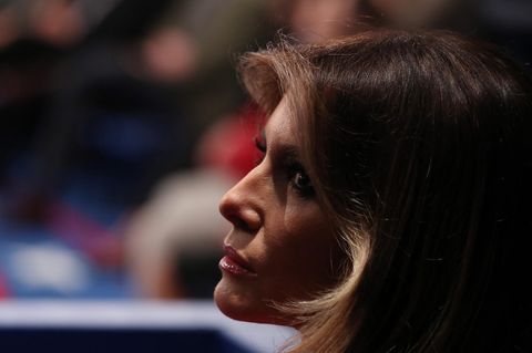 Spielt im Wahlkampf bislang kaum eine Rolle: Melania Trump