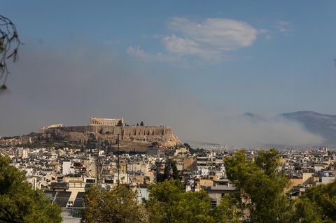 Die Akropolis in Athen, wo der Prozess stattfand: Die Täterin hat Morddrohungen erhalten