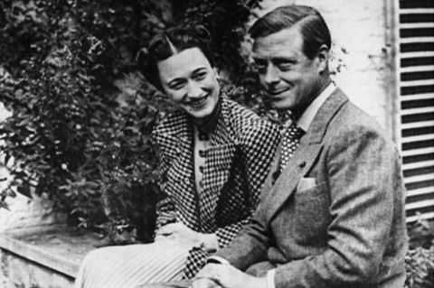 Die Duchess of Windsor Wallis Simpson and Prince Edward, Duke of Windsor nach der Abdankung.