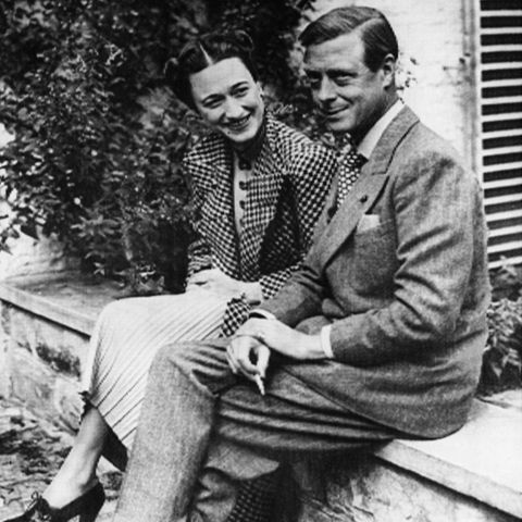 Die Duchess of Windsor Wallis Simpson and Prince Edward, Duke of Windsor nach der Abdankung.