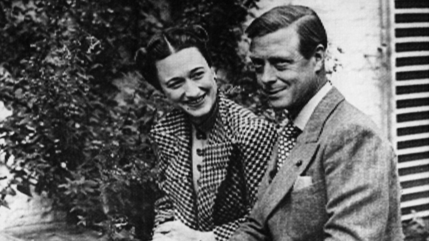Die Duchess of Windsor Wallis Simpson and Prince Edward, Duke of Windsor nach der Abdankung.