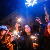 Ankiffen am Branderburger Tor Cannabis