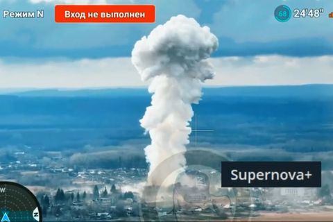 Die Bomben sollen das Kraken-Bataillon getroffen haben.