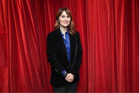 Paola Cortellesi bei der Präsentation ihres Films in Berlin