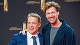 Comeback auf dem Fernsehpreis: Im Frühjahr 2024 zeigt sich Luke Mockridge erstmals nach seiner Auszeit wieder in der Medienöffentlichkeit − hier bei einer Aufnahme mit Komiker-Kollege Oliver Pocher