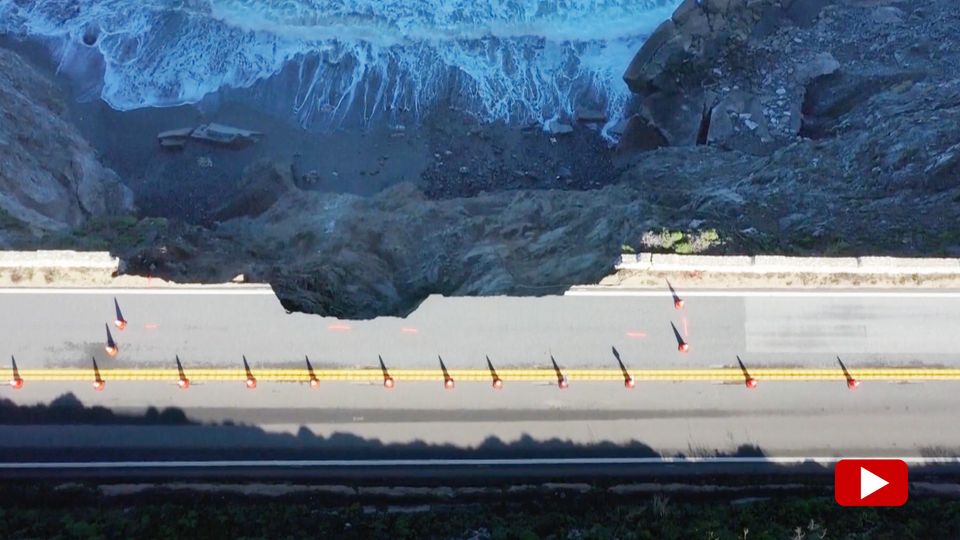 Teil von ikonischem Highway 1 stürzt ins Meer