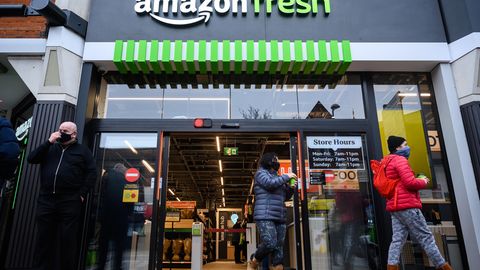 Amazon Fresh: Ein Supermarkt in Großbritannien