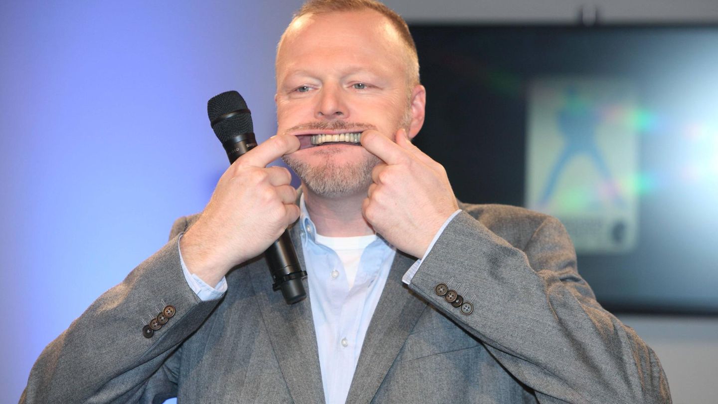 Der Mann hat gut lachen – aber wie erklärt man die Person Stefan Raab seinem Sohn?