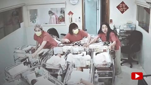 Erdbeben in Taiwan: Krankenschwestern auf Säuglingsstation reagieren sofort