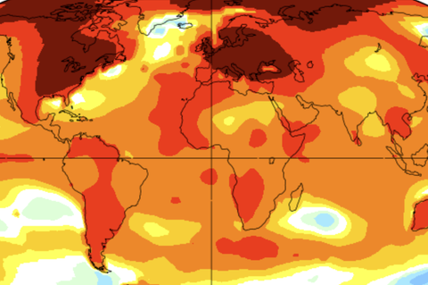 Erderwärmung: Je mehr Landflächen, desto höher die Temperaturen