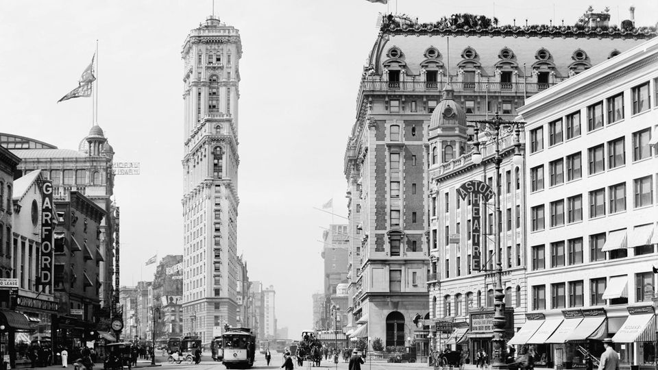 Der Times Square 1908 sieht