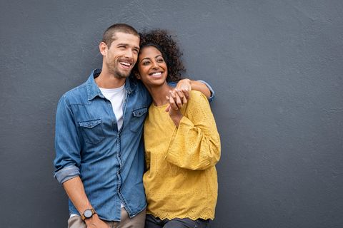 Liebe: Pärchen schaut in die Zukunft