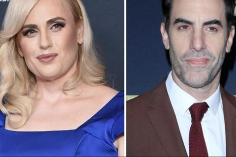 Rebel Wilson und Sacha Baron Cohen