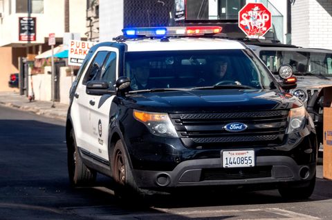 US-amerikanisches Polizeiauto