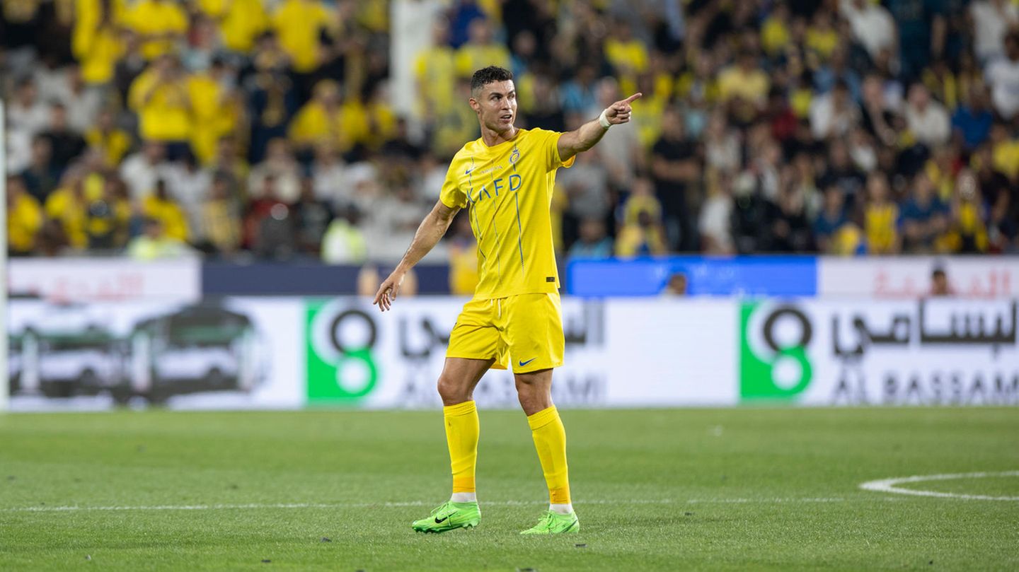 Cristiano Ronaldo auf dem Spielfeld