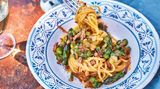 Gennaros Gemüseküche: Carbonara mit grünem Spargel