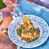 Gennaros Gemüseküche: Carbonara mit grünem Spargel