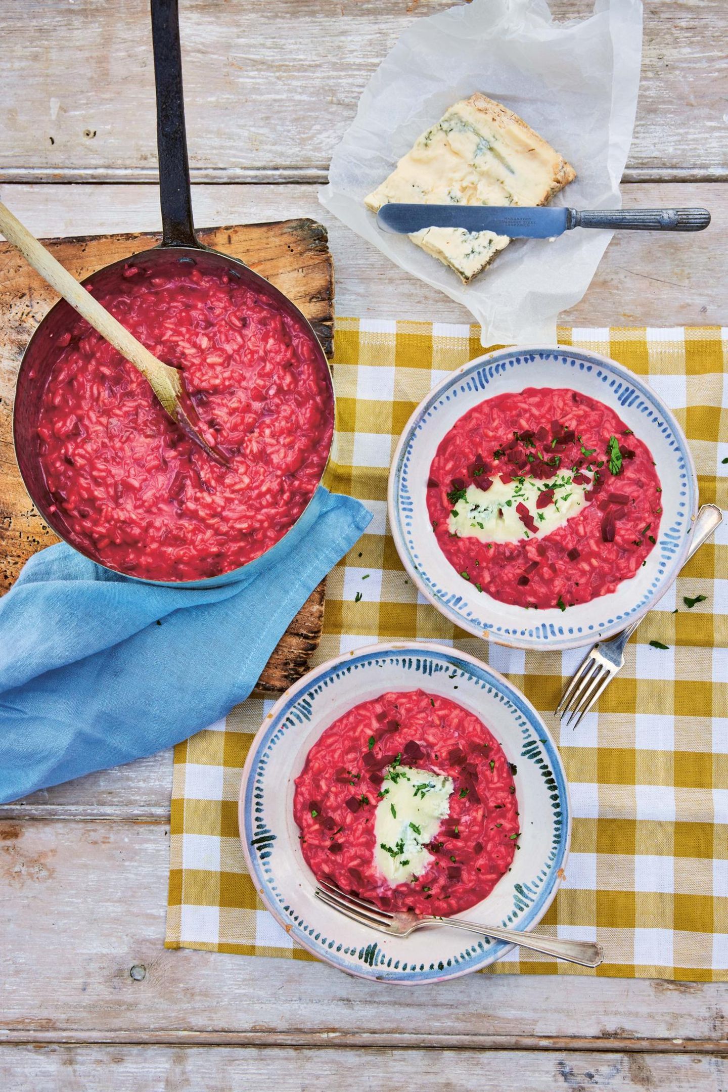 Gennaros Gemüseküche: Rote­-Bete­-Risotto mit Dolcelatte