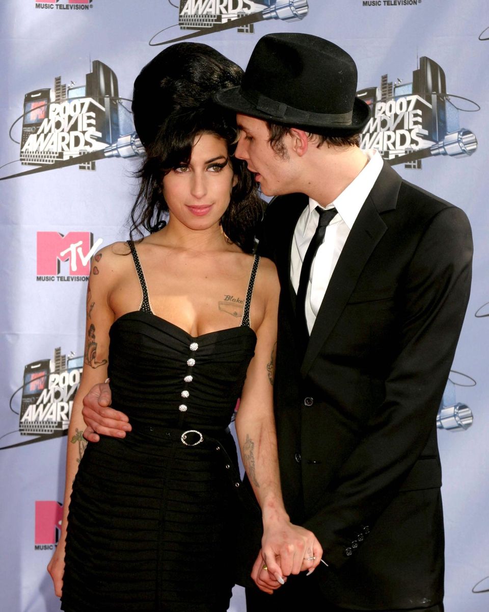 Winehouse en Blake tijdens de MTV Music Awards 2007