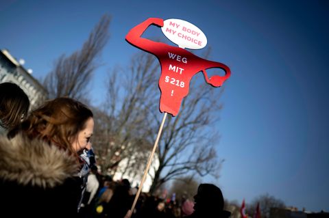 Am Internationalen Frauentag im März wurde in Berlin auch für das Recht auf eine entkriminalisierte Abtreibung demonstriert