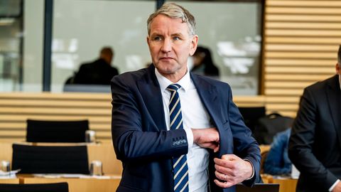 Dr Thüringer AfD-Fraktionschef Björn Höcke