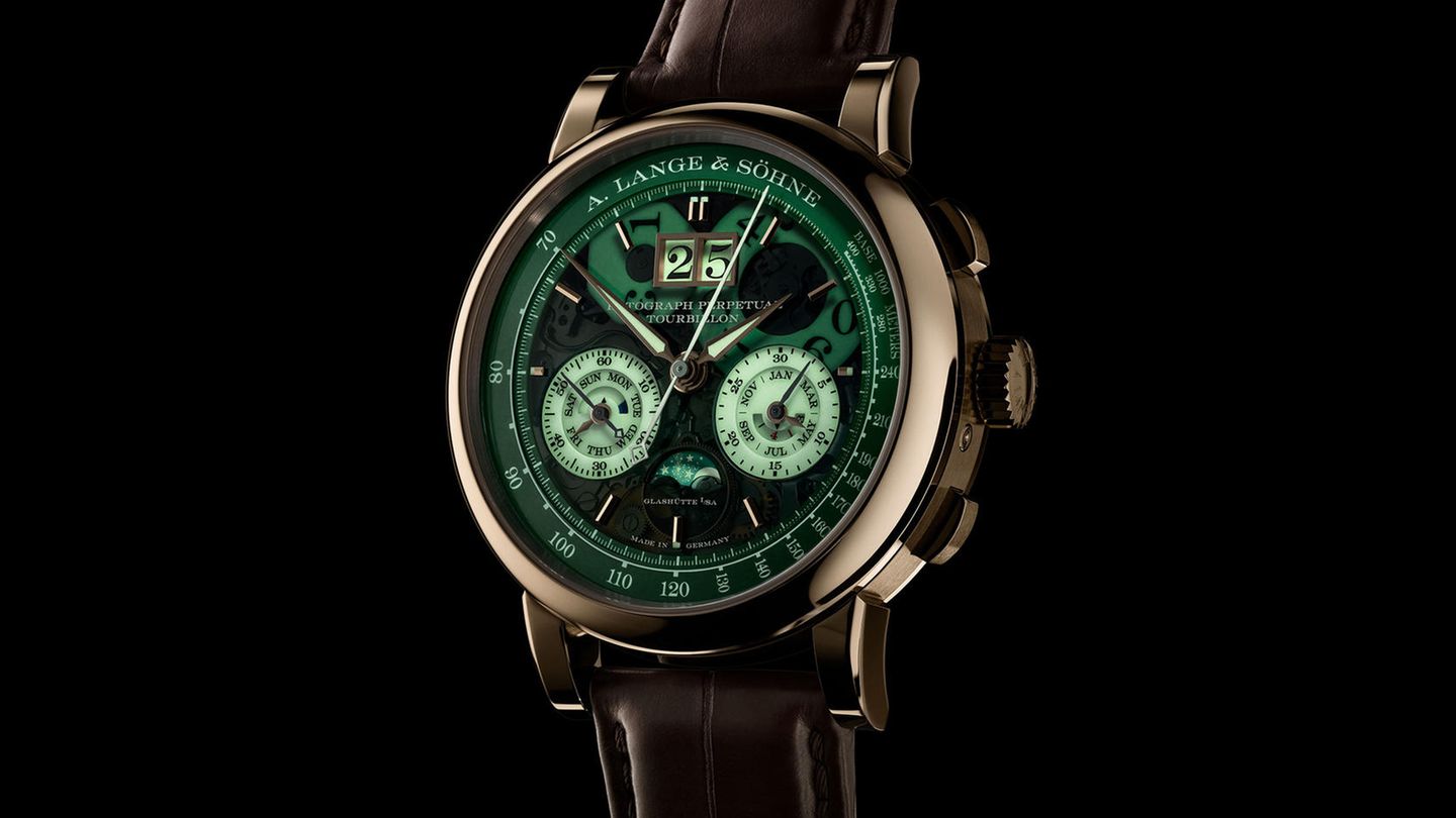 A. Lange & Söhne Datograph Perpetual Tourbillon Honeygold Lumen