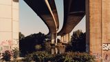 Autobahnbrücke, unter der die 14-jährige Alisha in die Seine geworfen wurde