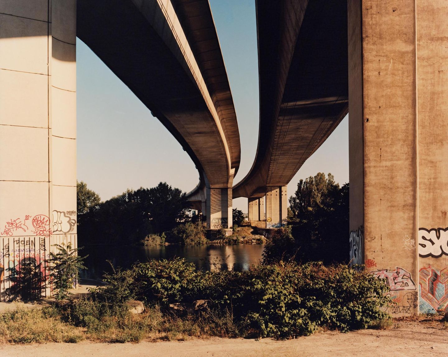 Alisha Autobahnbrücke, unter der die 14-jährige Alisha in die Seine geworfen wurde