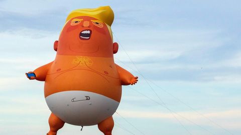 "Baby Donald Trump"-Ballon