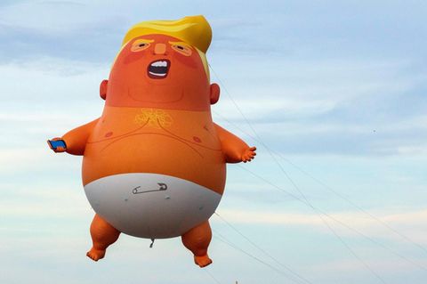 "Baby Donald Trump"-Ballon