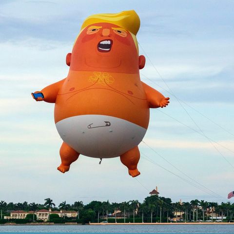 "Baby Donald Trump"-Ballon