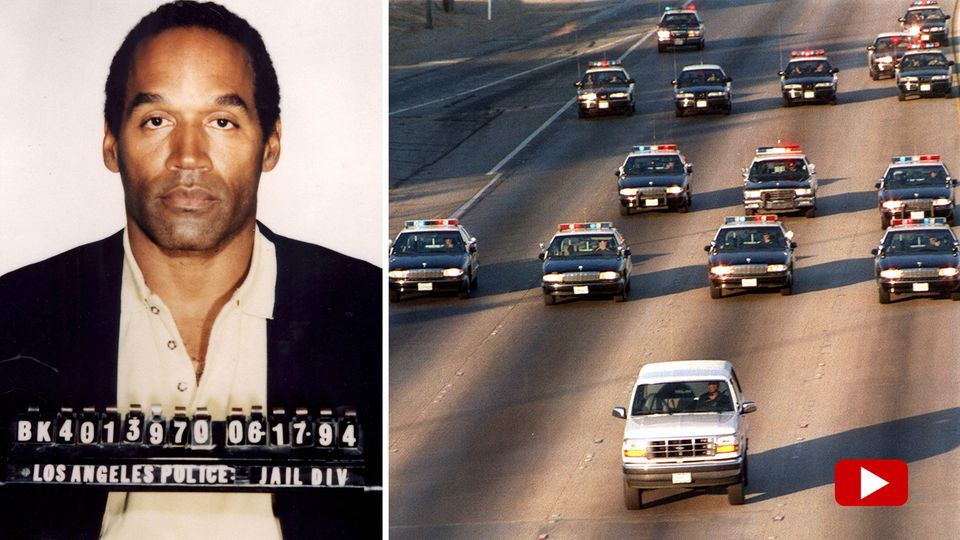 Verfolgungsjagd und Mordprozess: Diese Bilder von O.J. Simpson gingen um die Welt