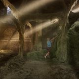 Ein Mann steht im Dehner