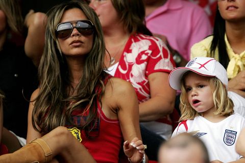 Victoria Beckham 2006 bei der Fußball-WM in Deutschland