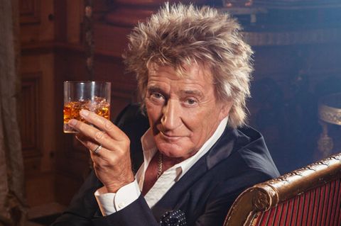 Rod Stewart mit Scotch