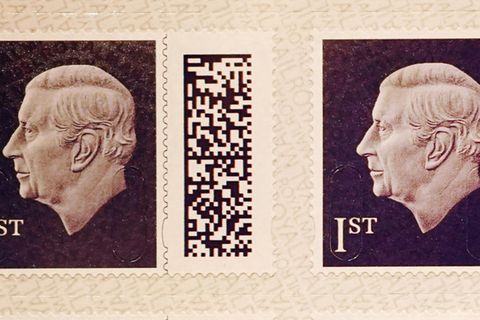 Briefmarken mit dem Konterfei von König Charles III.