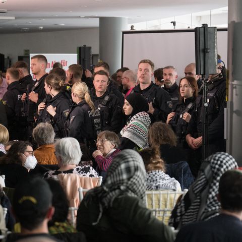 Polizei löst Palästina-Kongress auf