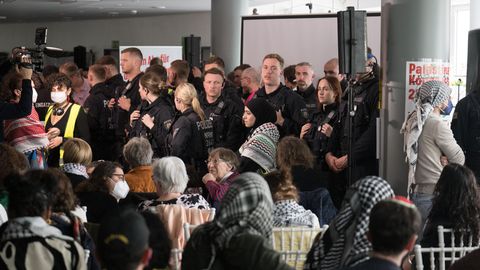 Polizei löst Palästina-Kongress auf