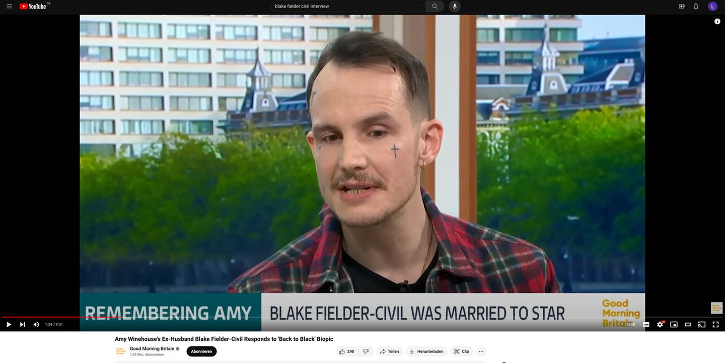 Blake Fielder-Civil und Amy Winehouse waren verheiratet