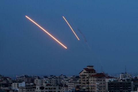 Die israelische Flugabwehr Iron Dome im Einsatz (Archivbild)